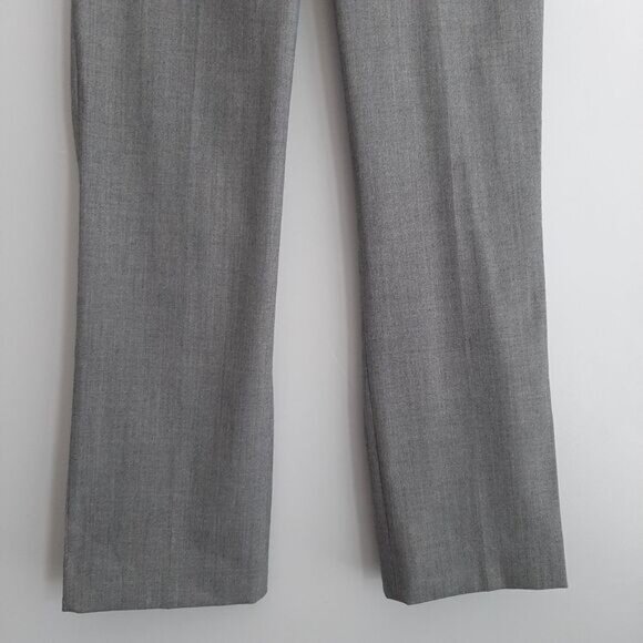 GAP Herringbone Pattern Classic Dress Pants Grey Sz 8 - Picture 4 of 11